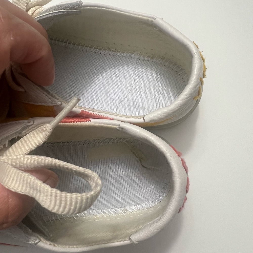Soludos Women's Good Vibes Rainbow Wave White Sneakers Shoes Sz 8.5 US - Picture 9 of 11